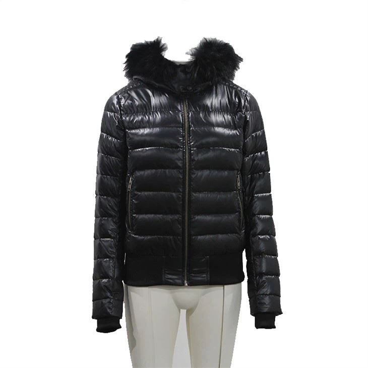 Naiste metallist tuulekindel polsterdusjakk